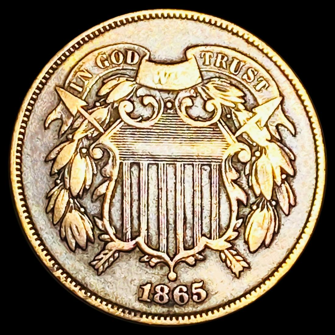 1865 Two Cent Piece LIGHTLY CIRCULATED (1 of 2)