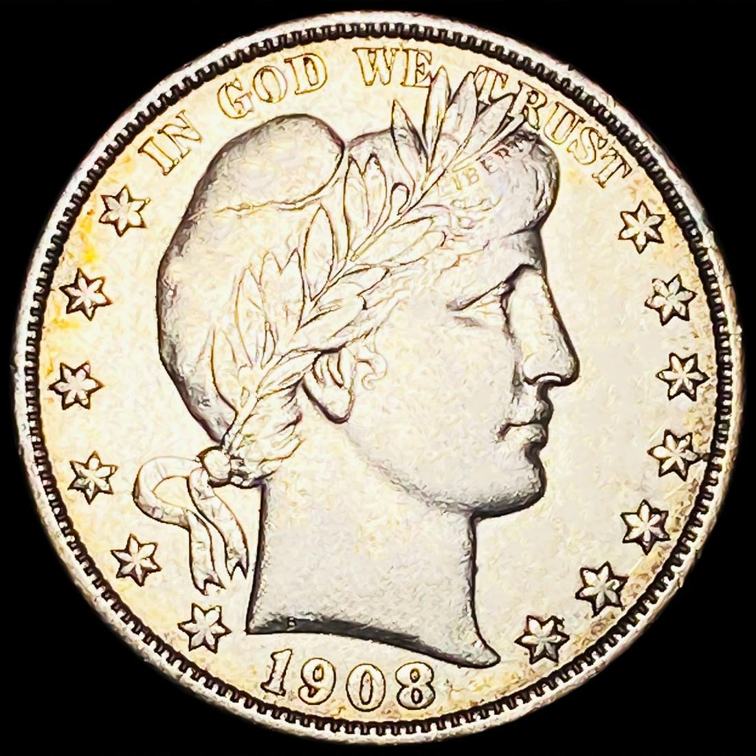 1908-O Barber Half Dollar LIGHTLY CIRCULATED (1 of 2)