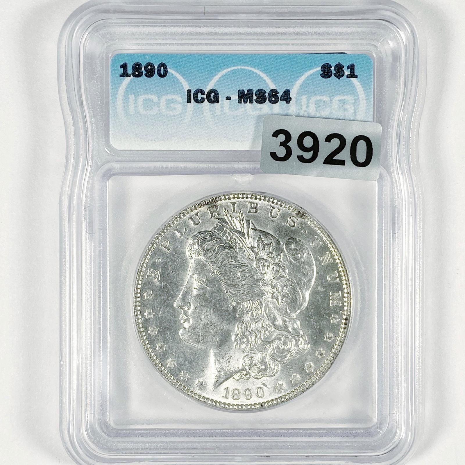 1890 Morgan Silver Dollar ICG - MS64 (1 of 2)