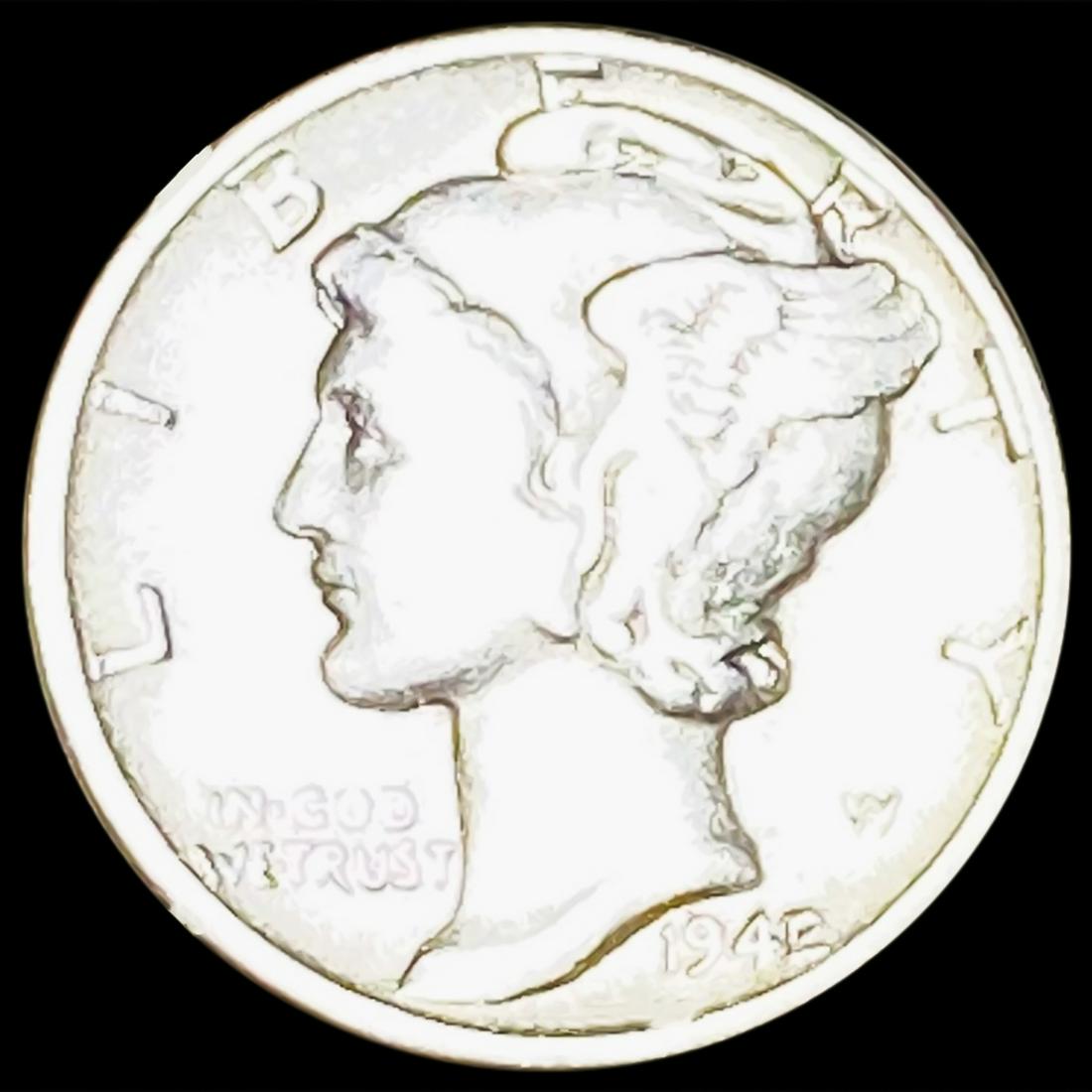 1942/1 Mercury Dime CLOSELY UNCIRCULATED (1 of 2)