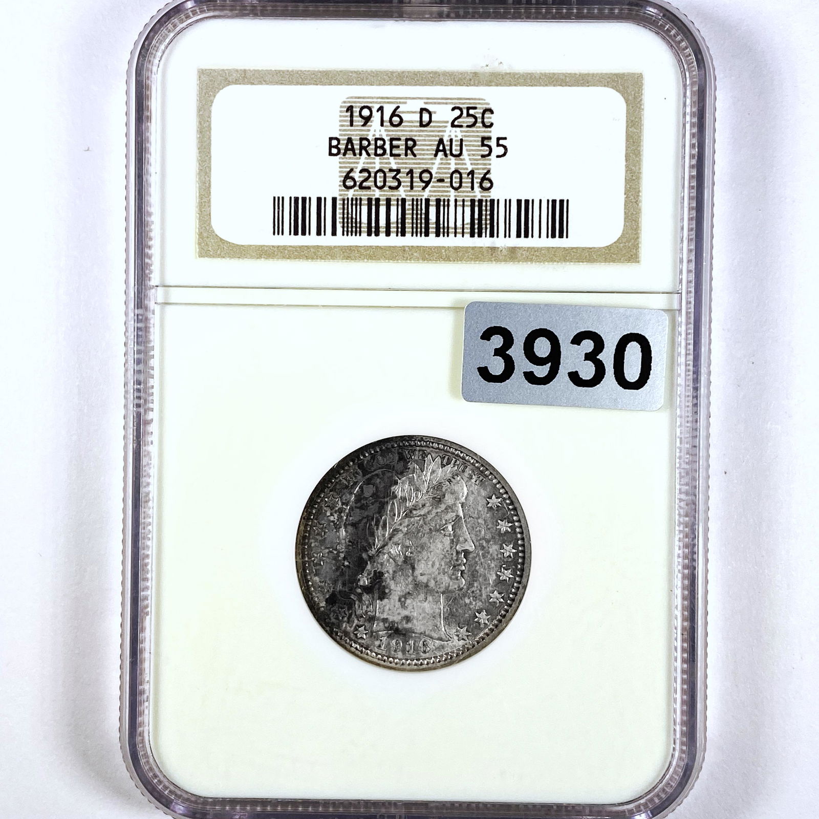 1916-D Barber Quarter NGC - AU55 (1 of 2)