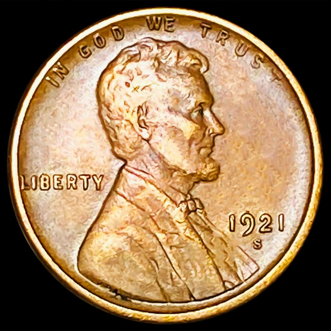 1921-S Wheat Cent UNCIRCULATED (1 of 2)