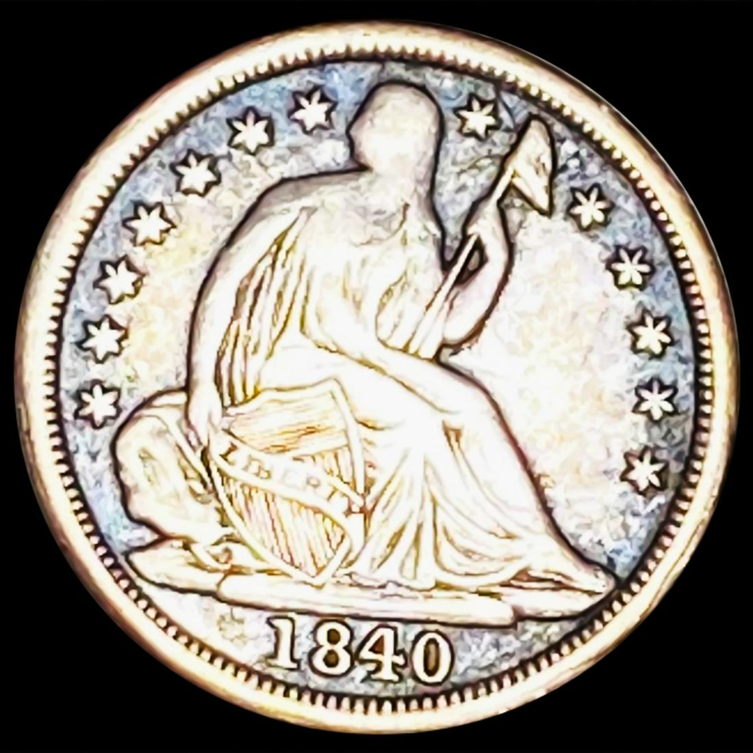1840-O Seated Liberty Half Dime ABOUT (1 of 2)