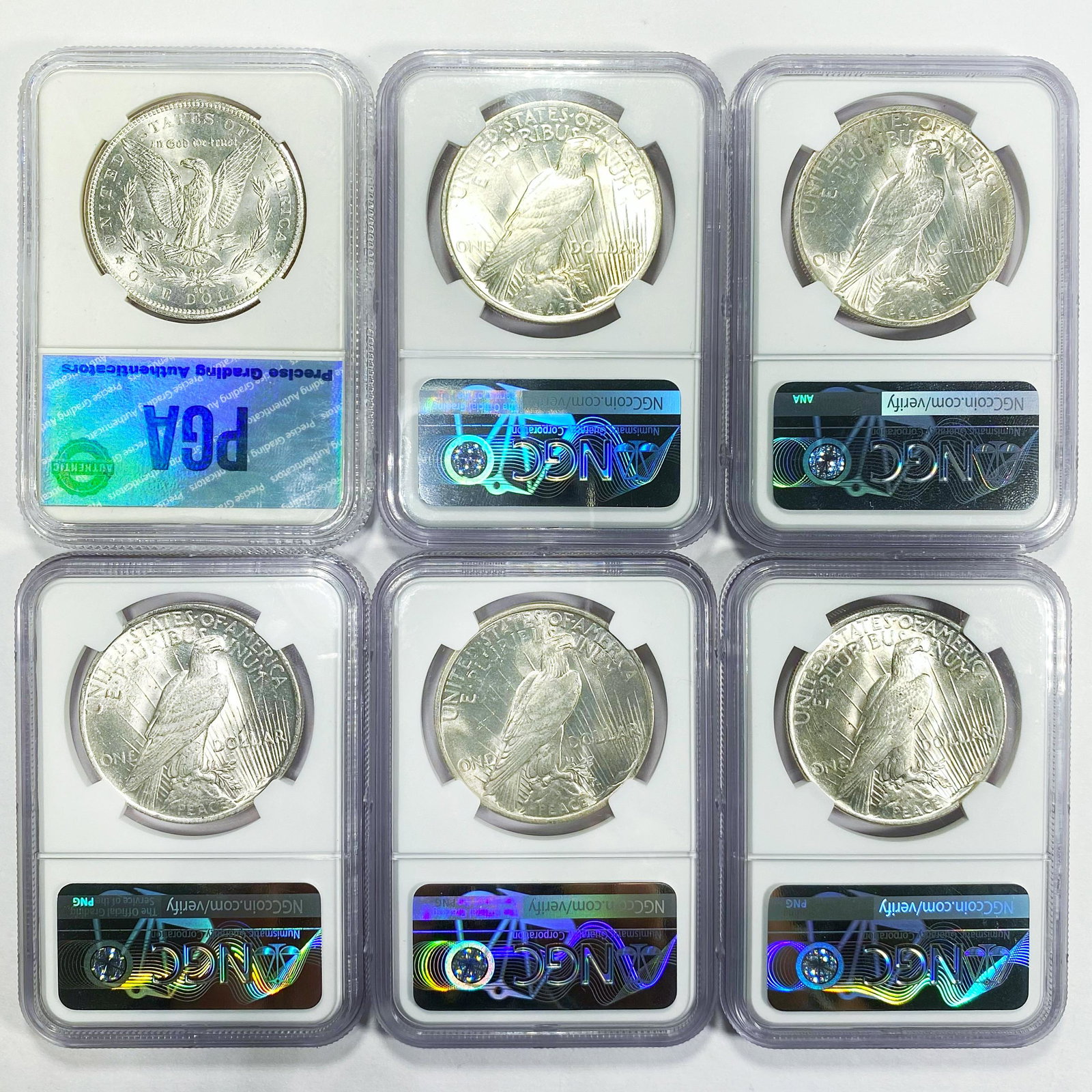 1884-CC Morgan Silver Dollar PGA - MS64+ (1 of 2)