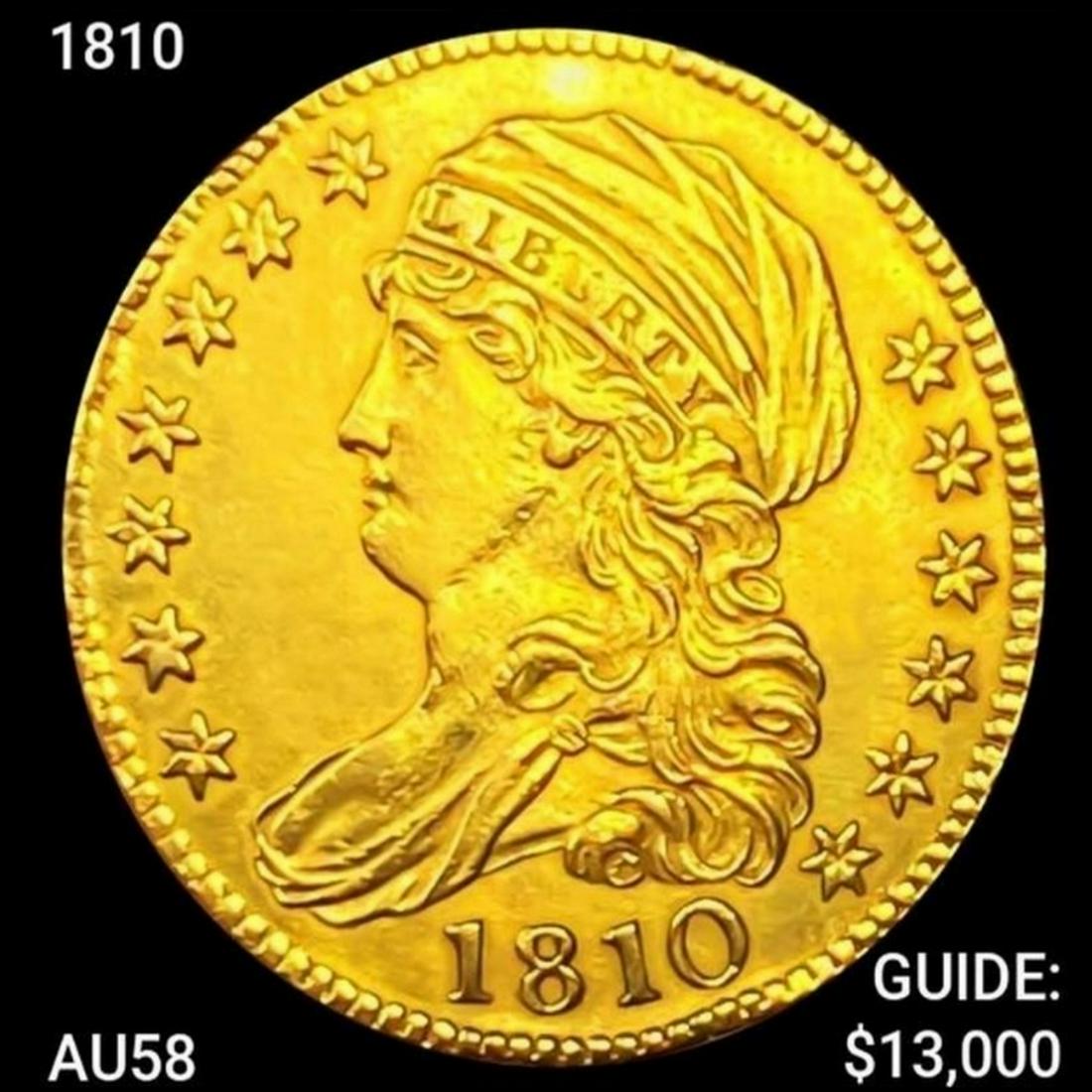 1810 $5 Gold Half Eagle CHOICE AU (1 of 2)