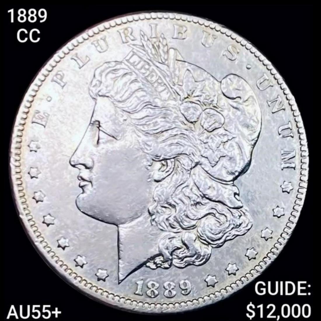 1889-CC Morgan Silver Dollar CHOICE AU (1 of 2)