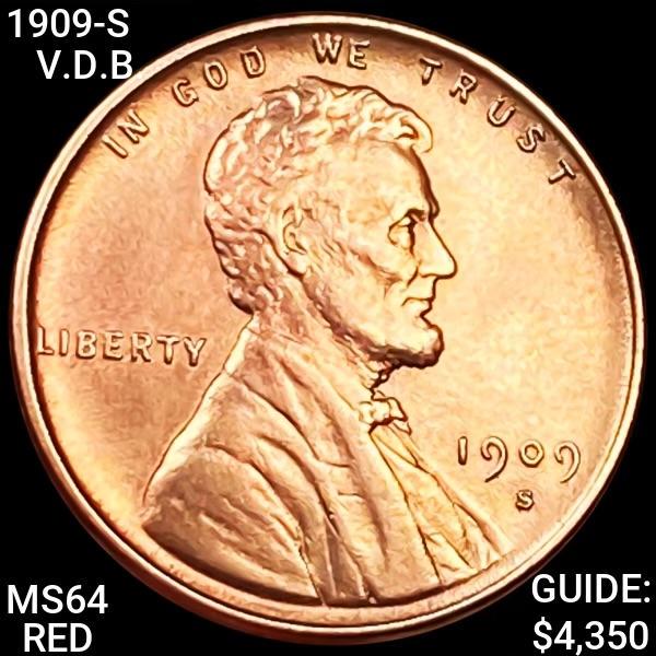 1909-S Lincoln Wheat Cent MS64 RD (1 of 2)