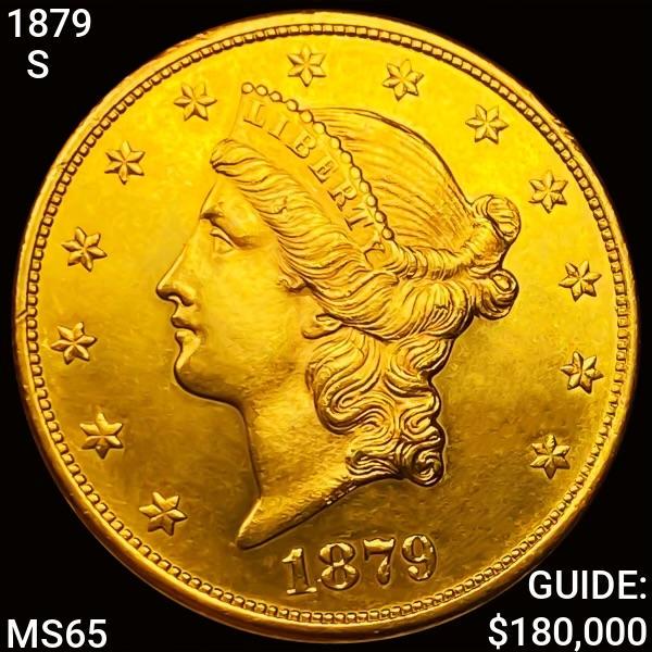 1879-S $20 Gold Double Eagle MS65 (1 of 2)