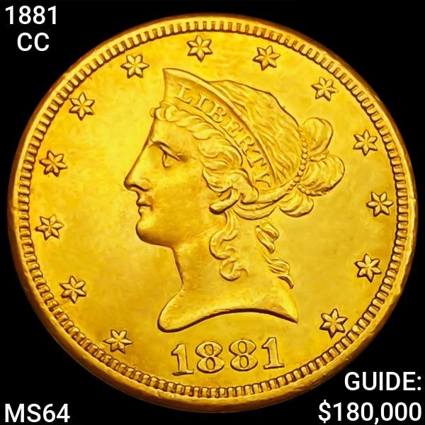1881-CC $10 Gold Eagle MS64 (1 of 2)