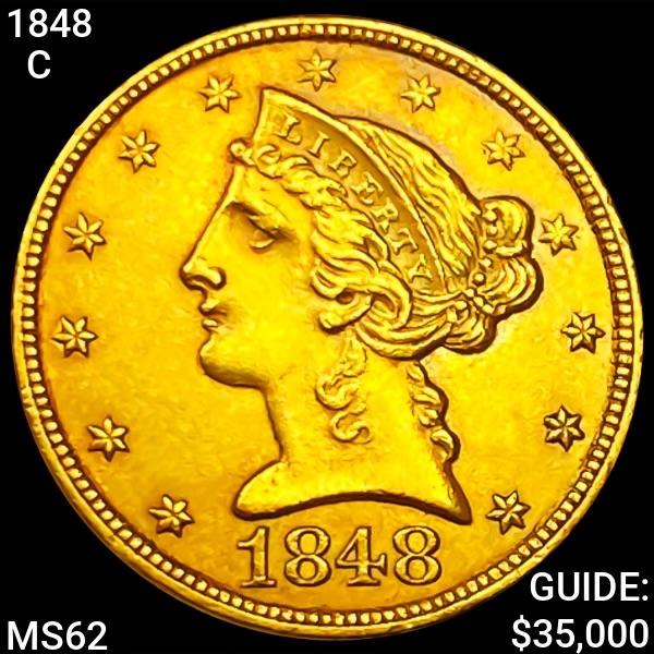 1848-C $5 Gold Half Eagle MS62 (1 of 2)