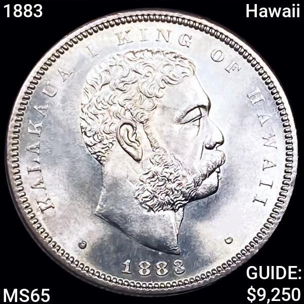 1883 Hawaii Issue Half Dollar MS65 (1 of 2)