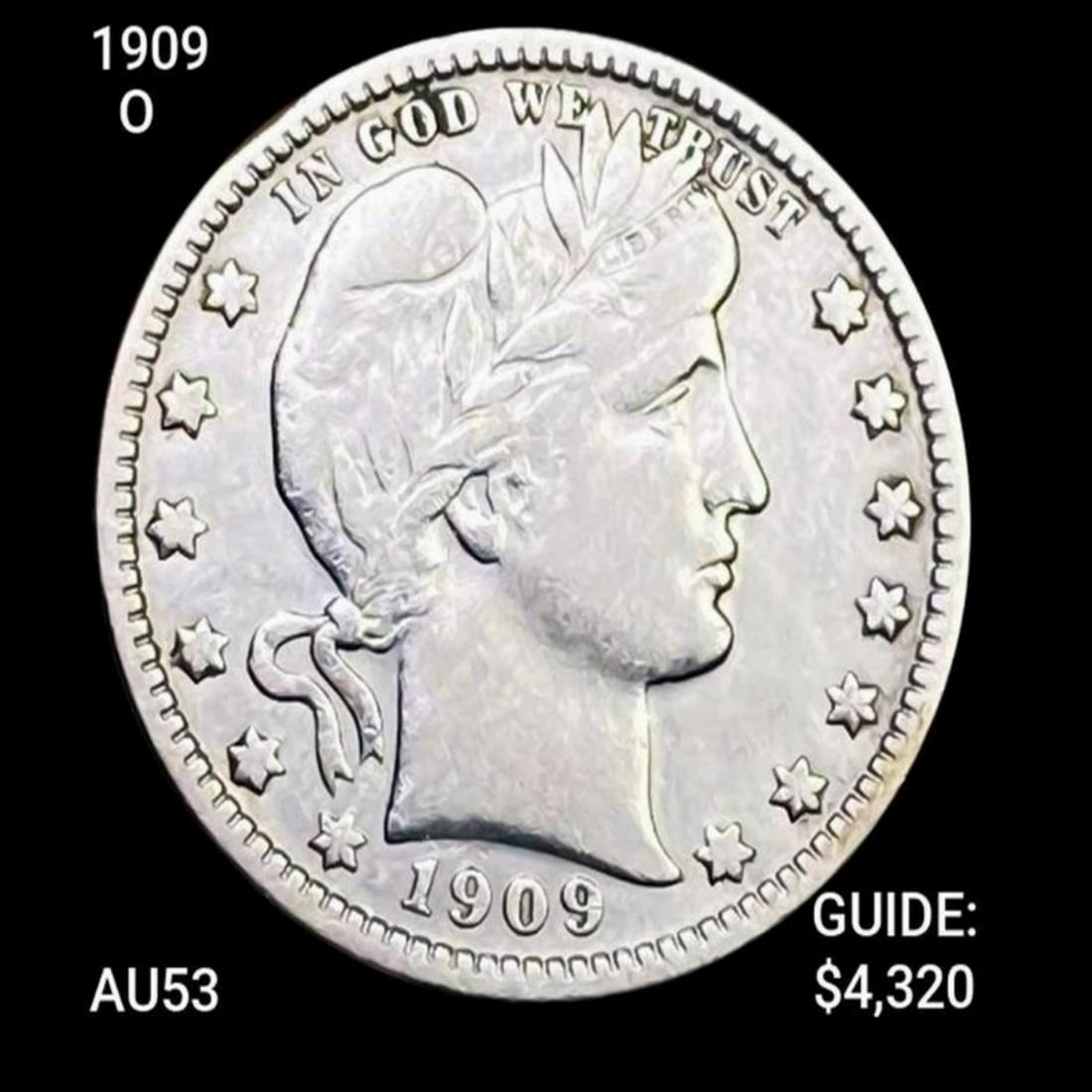 1909-O Barber Quarter HIGH GRADE (1 of 2)