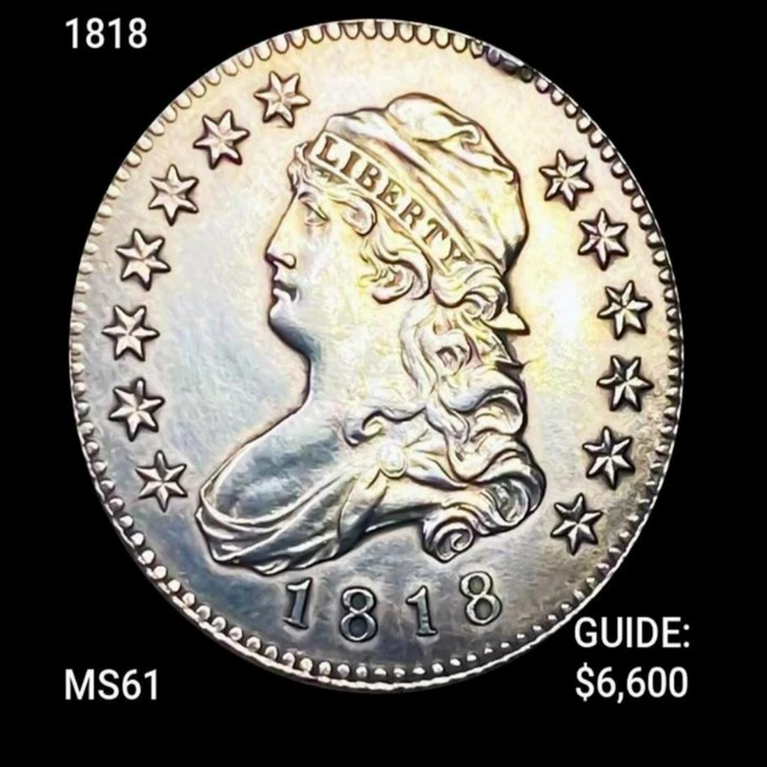 1818 Capped Bust Quarter UNCIRCULATED (1 of 2)