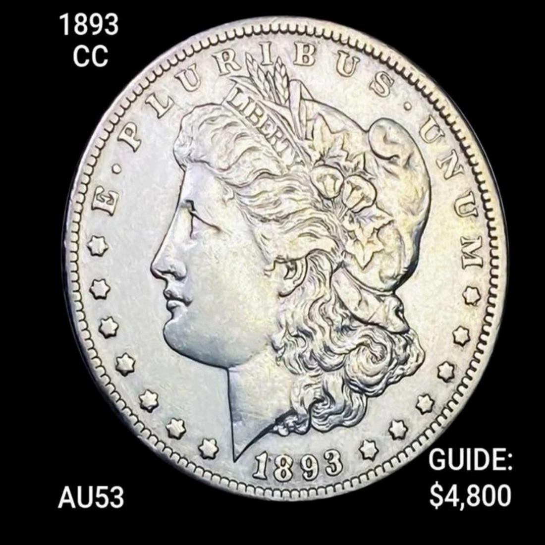1893-CC Morgan Silver Dollar HIGH GRADE: 1893-CC Morgan Silver Dollar HIGH GRADE