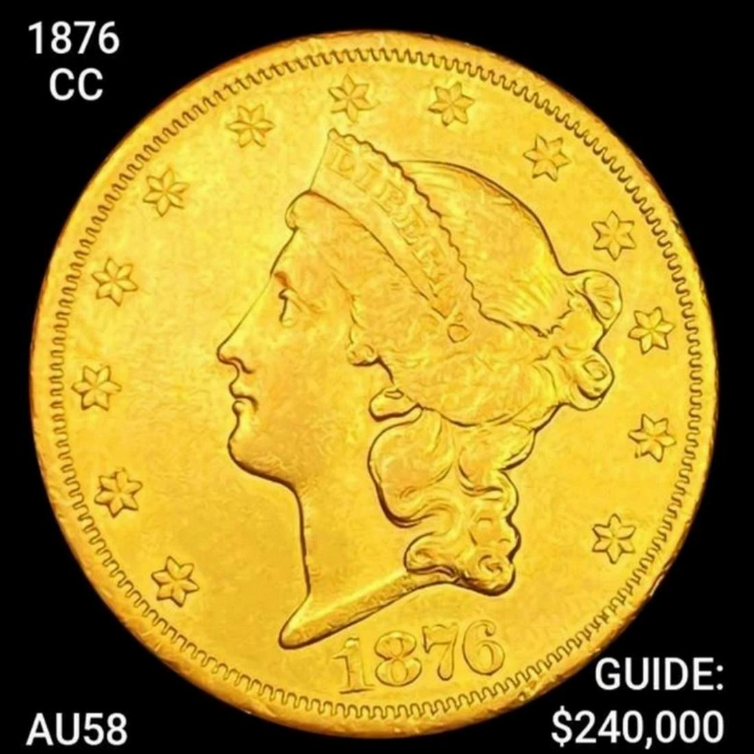 1876-CC $20 Gold Double Eagle CHOICE AU (1 of 2)