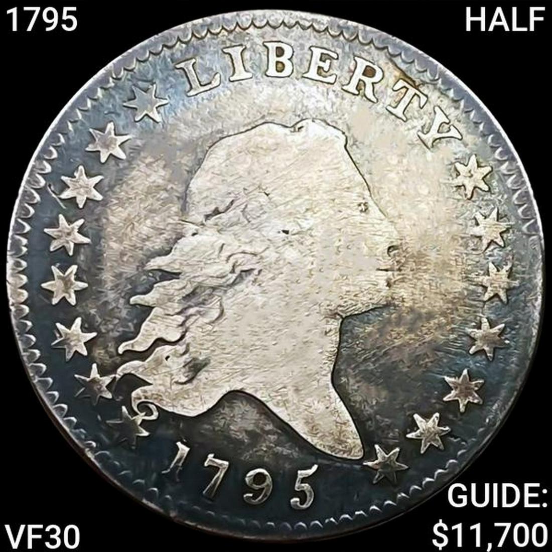 1795 Flowing Hair Half Dollar LIGHTLY CIRC (1 of 2)