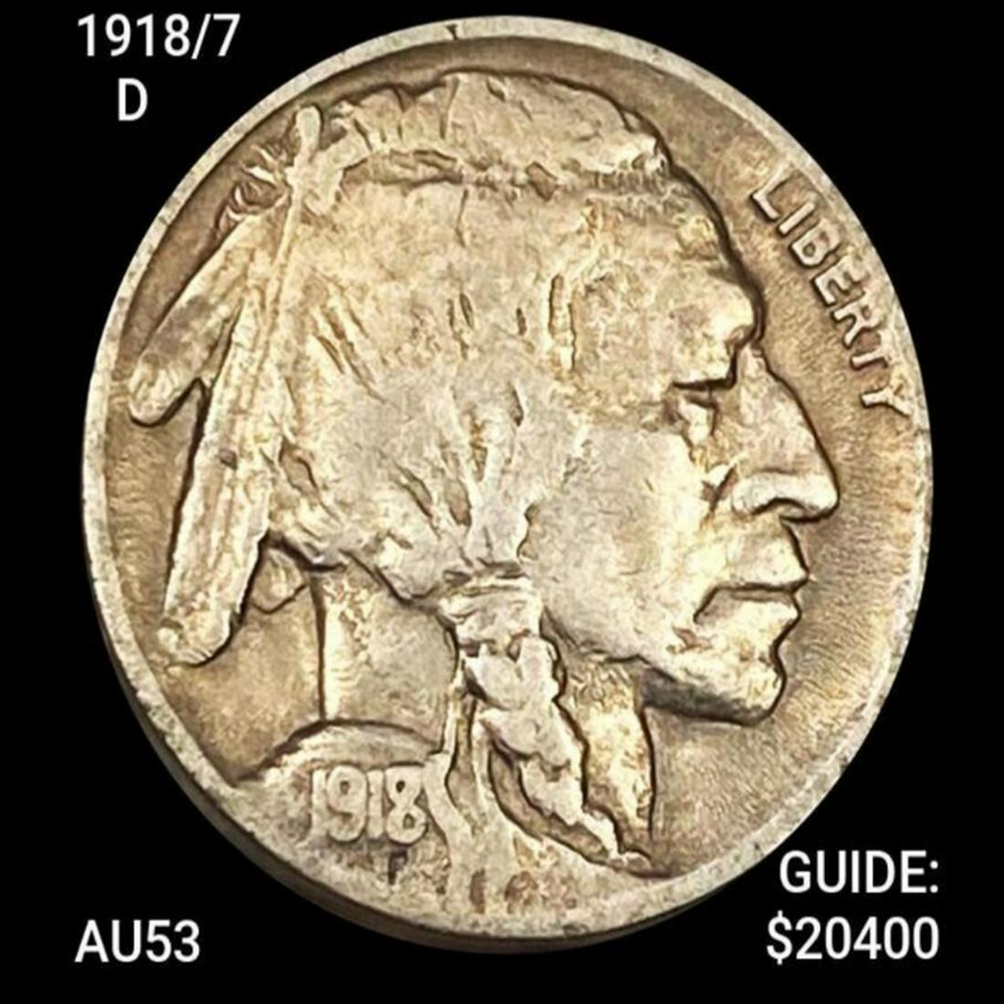 1918/7-D Buffalo Nickel HIGH GRADE (1 of 2)