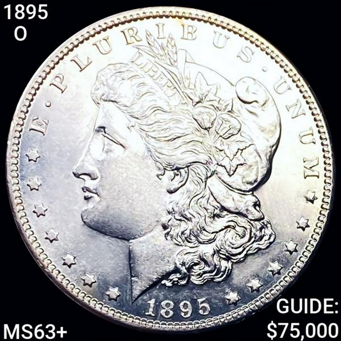 1895-O Morgan Silver Dollar CHOICE BU+ (1 of 2)