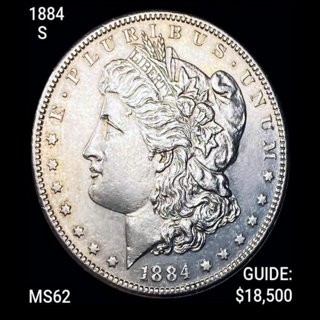 1884-S Morgan Silver Dollar UNCIRCULATED (1 of 2)