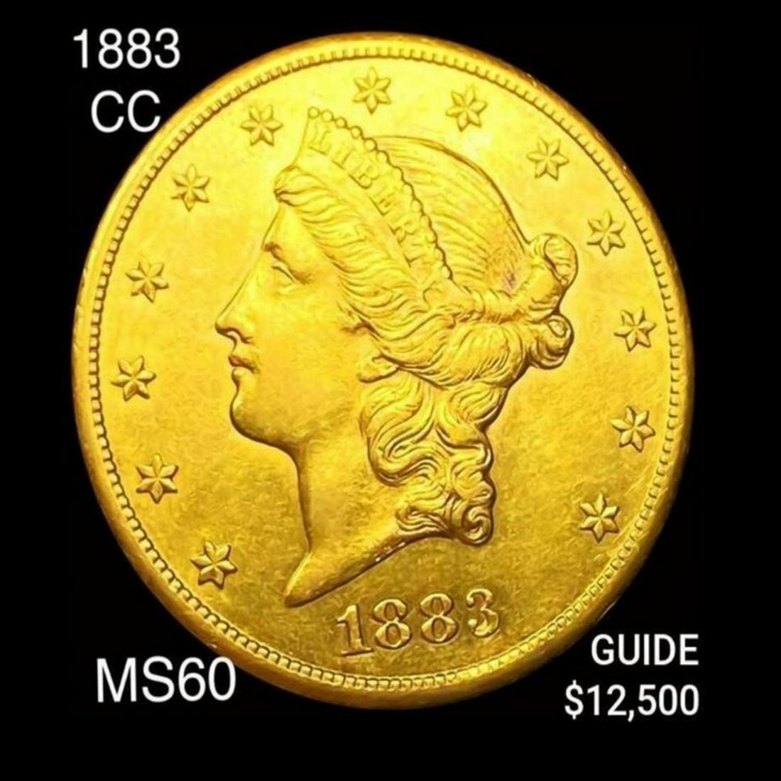 1883-CC $20 Gold Double Eagle UNCIRCULATED (1 of 2)