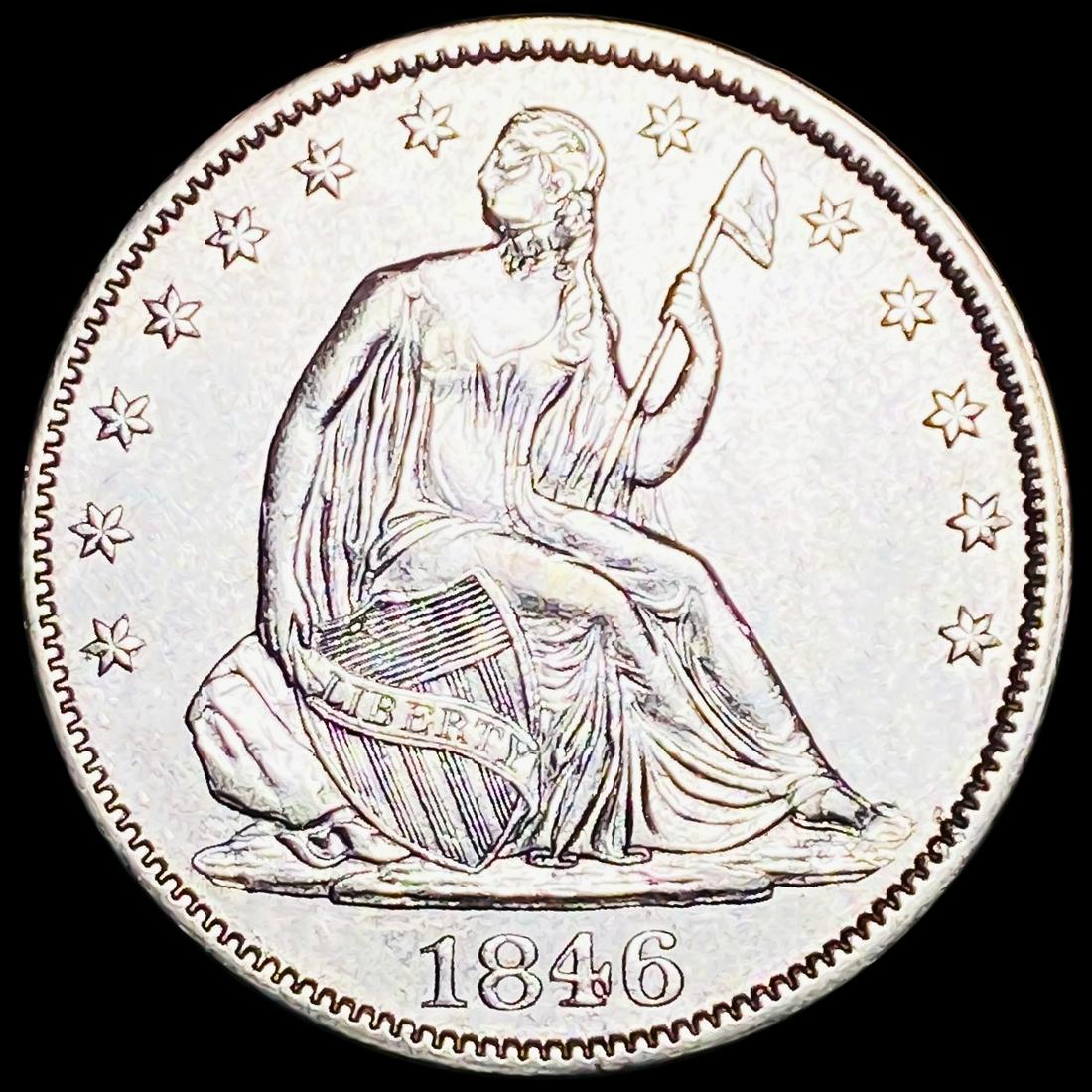 1846 Seated Liberty Half Dollar UNCIRCULATED (1 of 2)