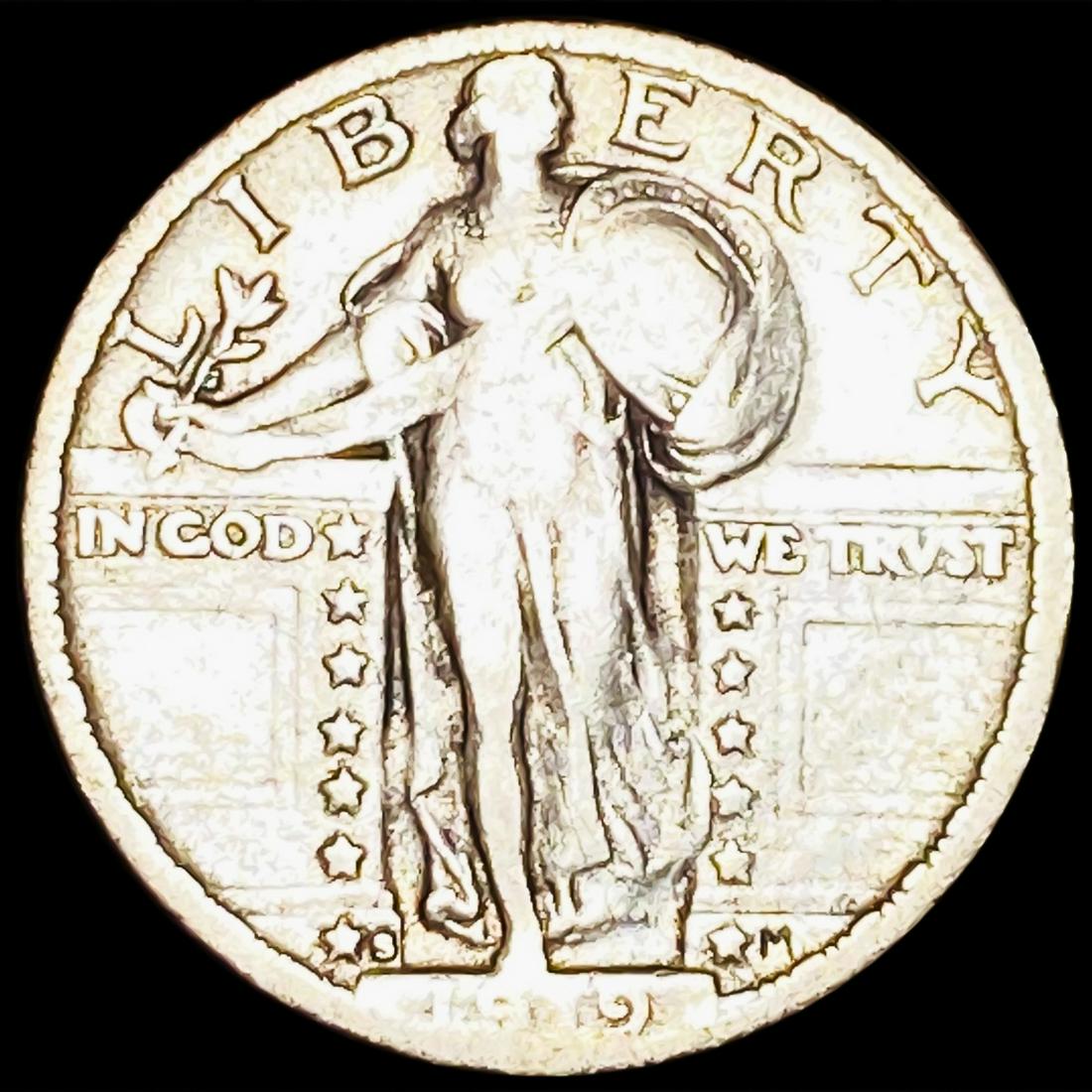 1919-S Standing Liberty Quarter LIGHTLY (1 of 2)