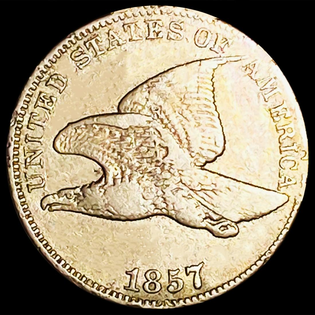 1857 Flying Eagle Cent NICELY CIRCULATED (1 of 2)