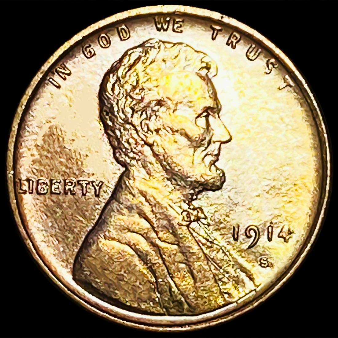 1914-S Wheat Cent UNCIRCULATED (1 of 2)