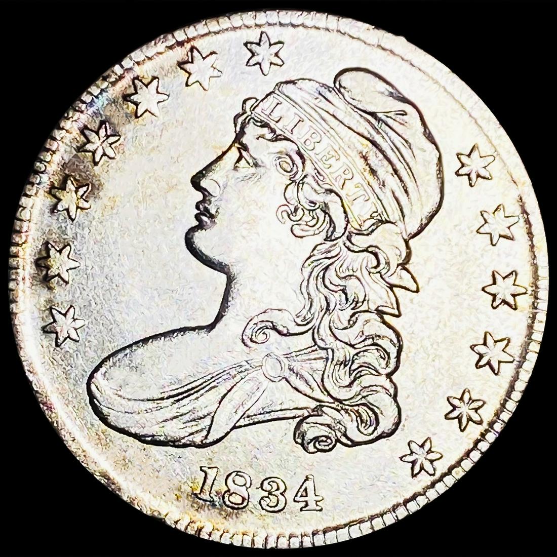 1834 Capped Bust Half Dollar CLOSELY UNCIRCULATED (1 of 2)