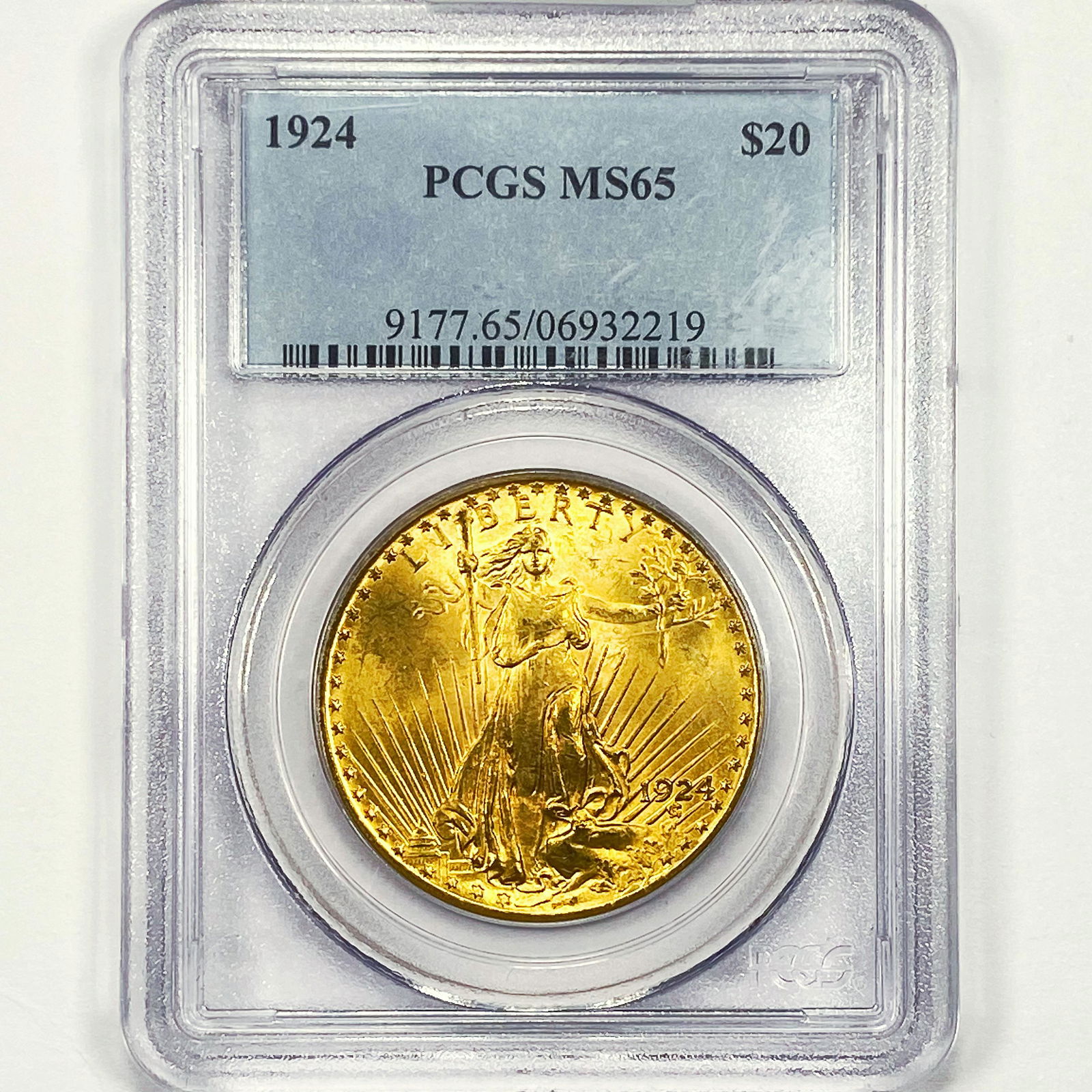 1924 $20 Gold Double Eagle PCGS - MS65 (1 of 2)
