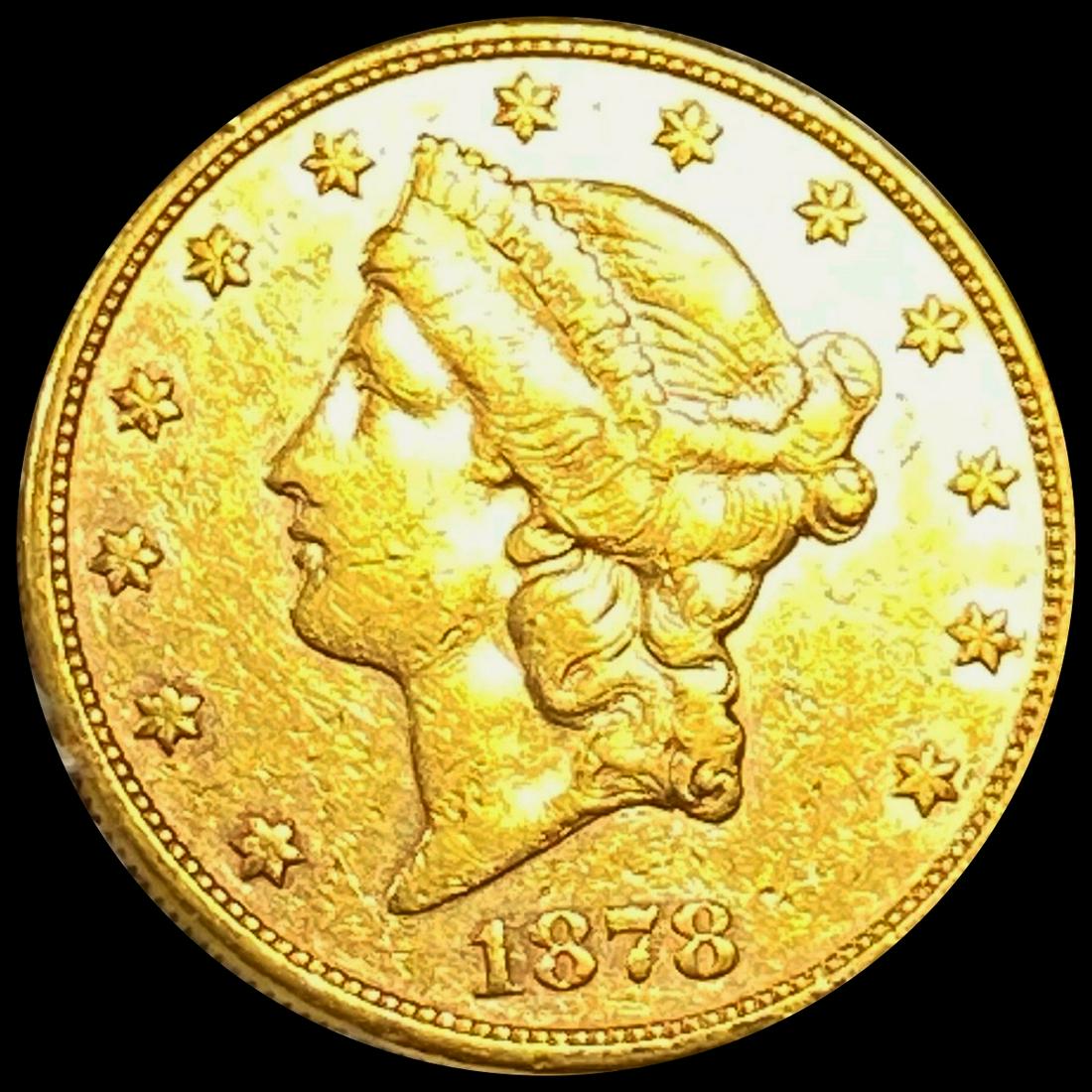 1878-S $20 Gold Double Eagle UNCIRCULATED (1 of 2)