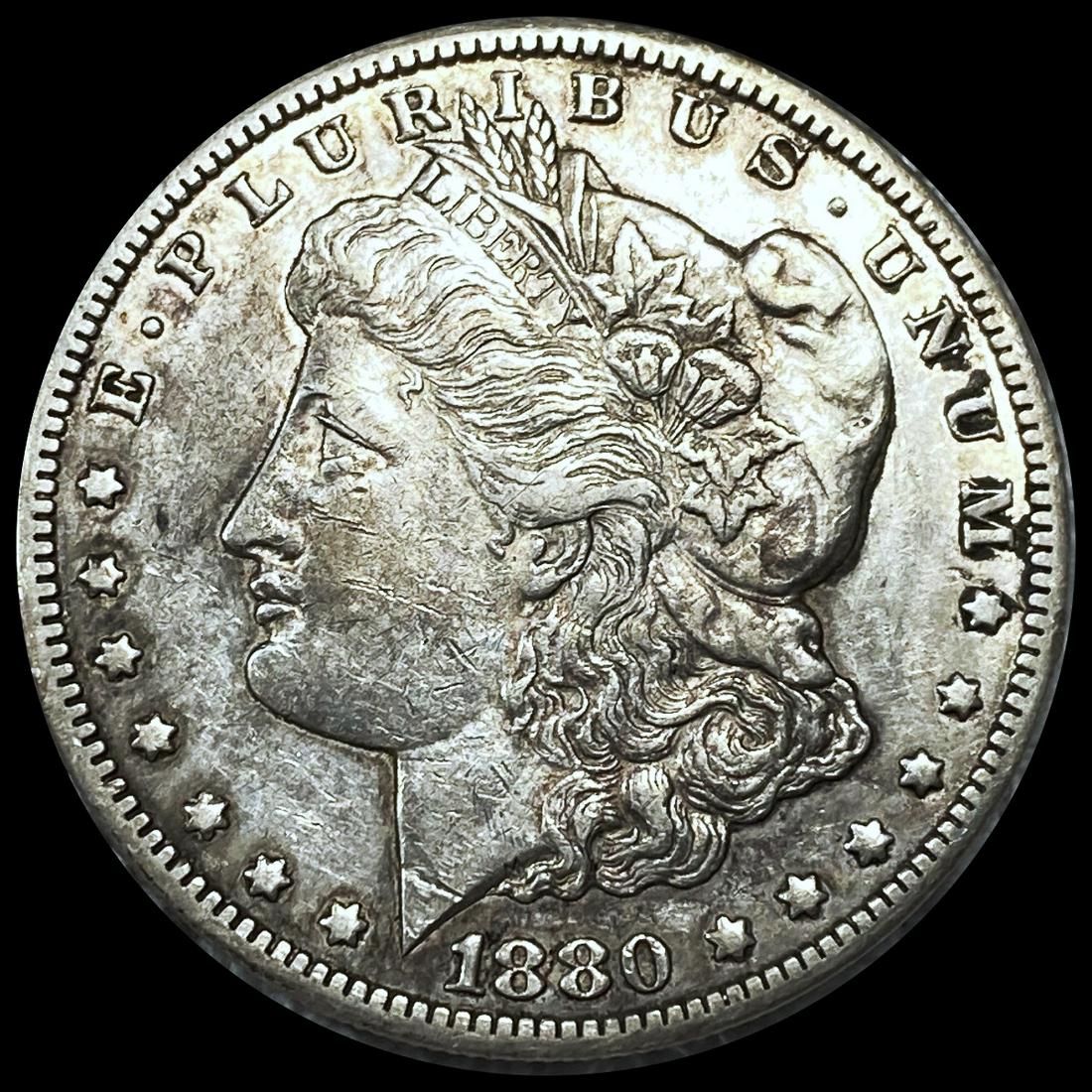 1880-CC Rev 78 Morgan Silver Dollar NEARLY UNC (1 of 2)