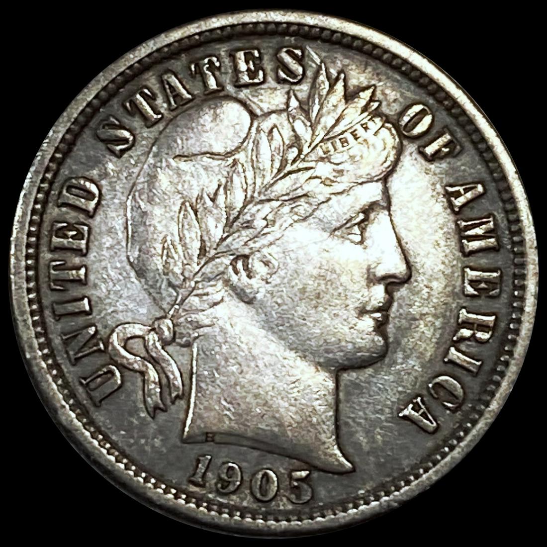 1905-S Barber Dime CLOSELY UNCIRCULATED (1 of 2)