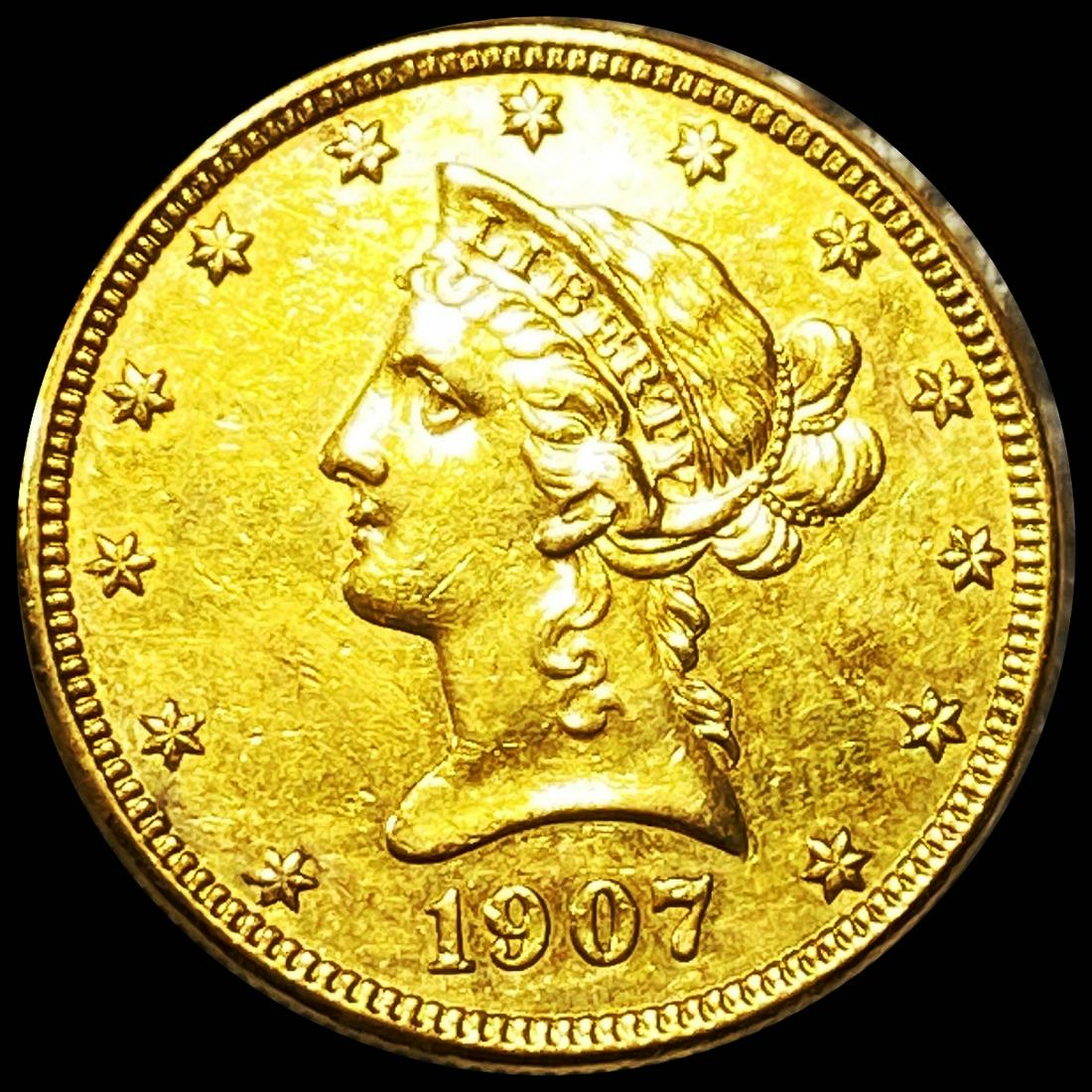 1907 $10 Gold Eagle UNCIRCULATED (1 of 2)