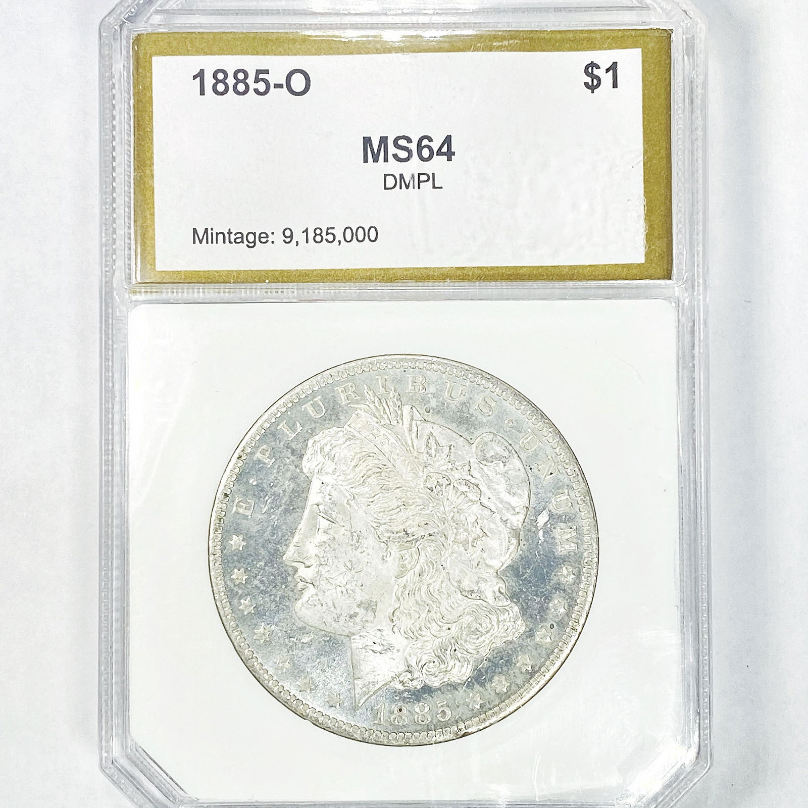 1885-O Morgan Silver Dollar PCI - MS64 DMPL (1 of 2)