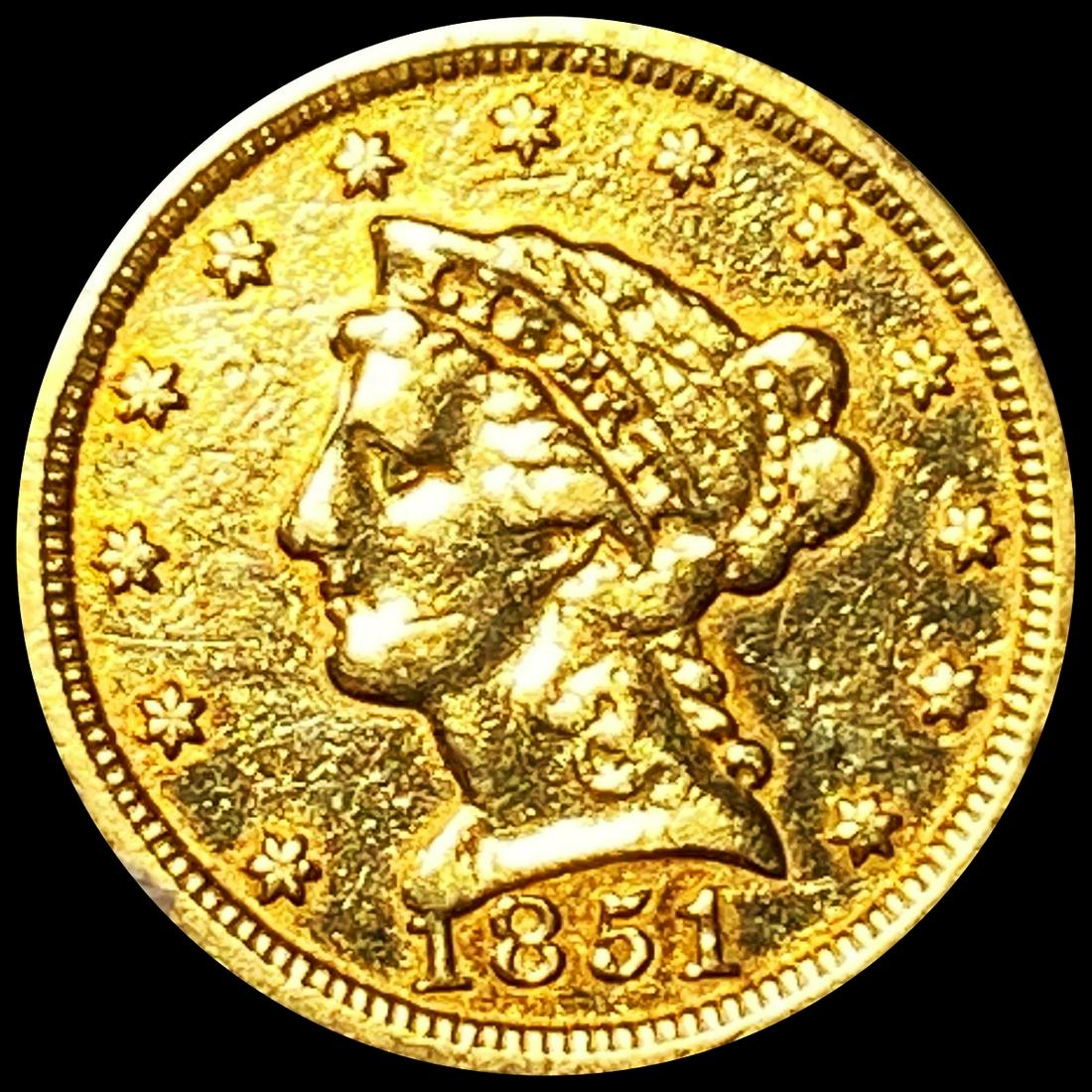 1851 $2.50 Gold Quarter Eagle NICELY CIRCULATED (1 of 2)