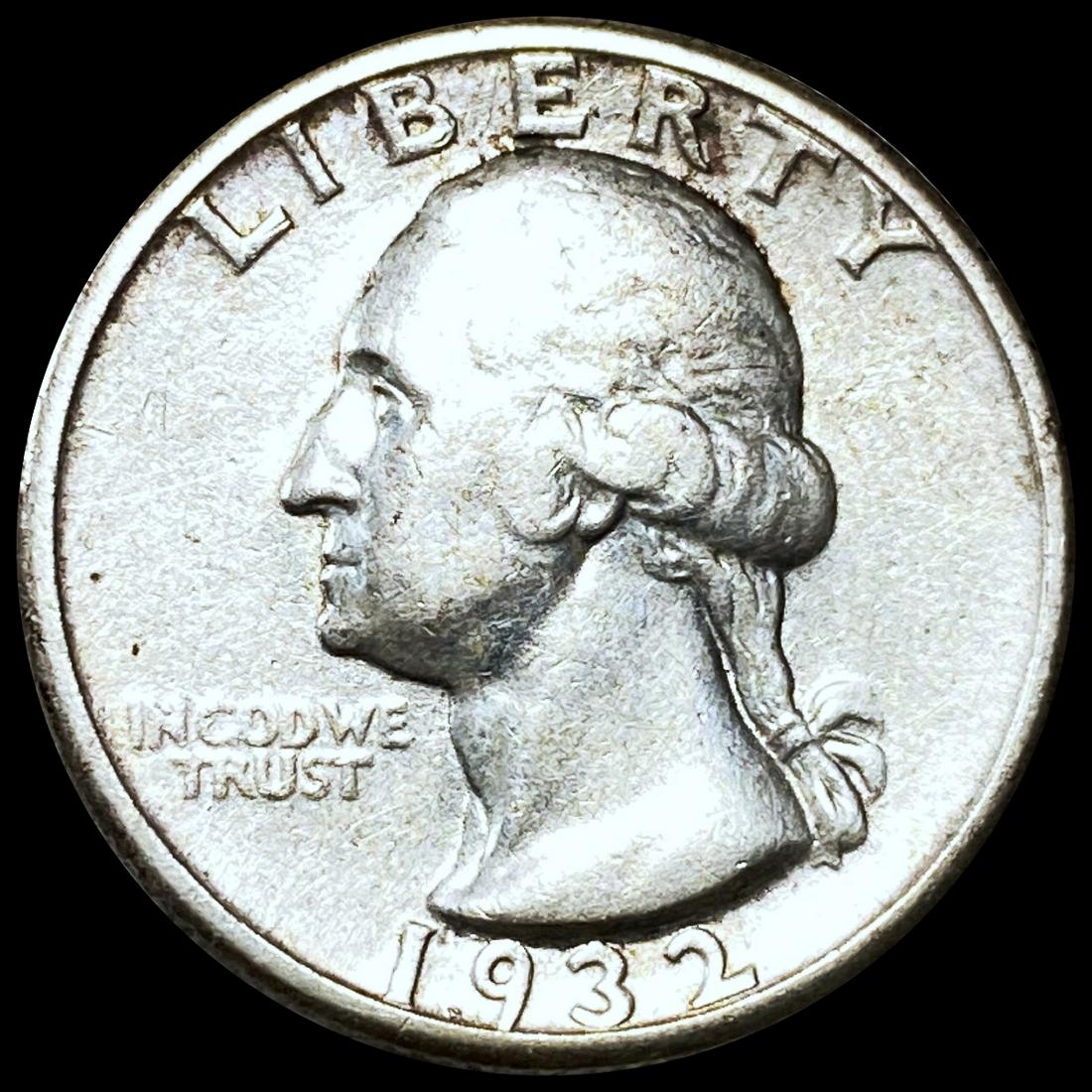 1932-D Washington Silver Quarter CLOSELY UNC (1 of 2)