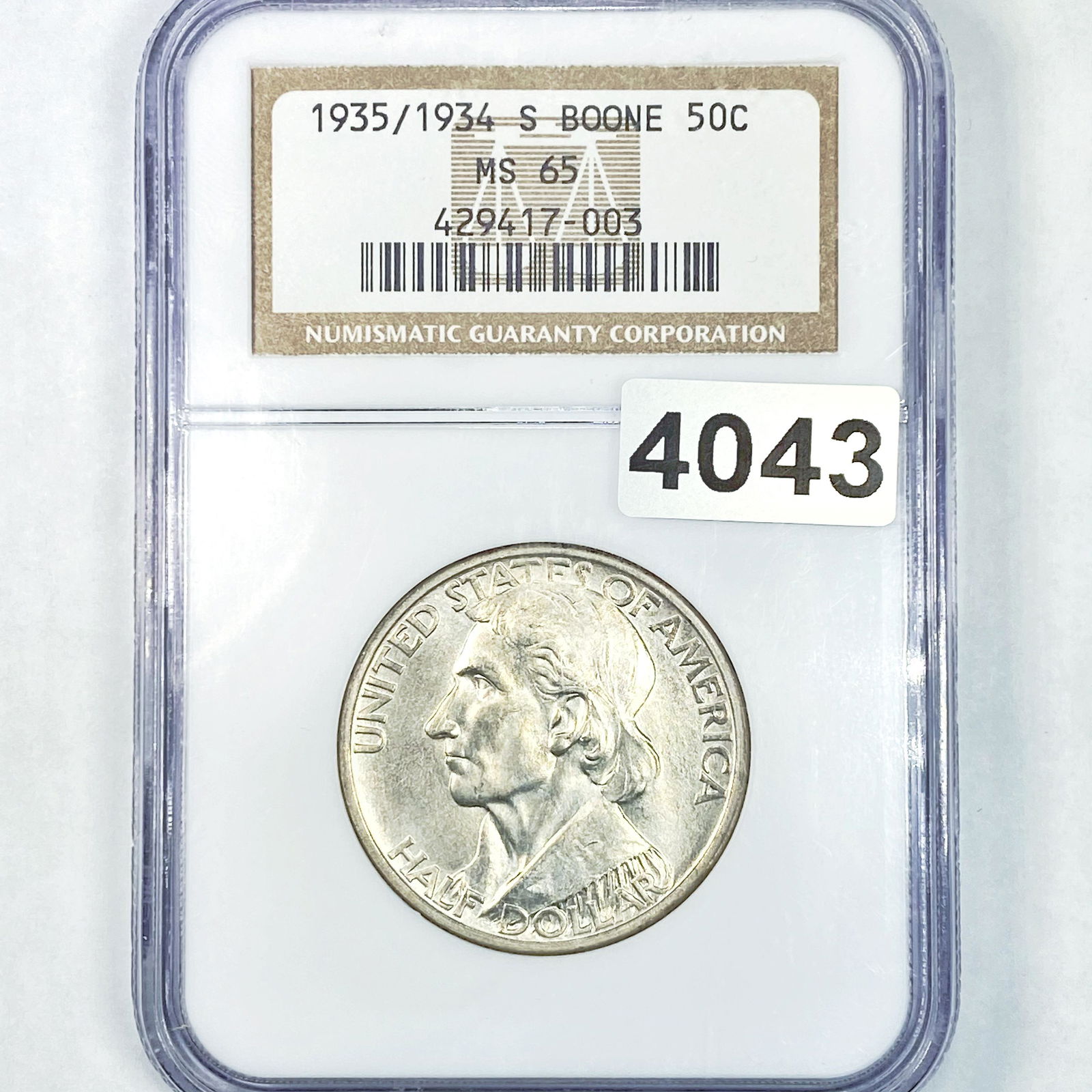 1935/34-S Boone Half Dollar NGC - MS65 (1 of 2)