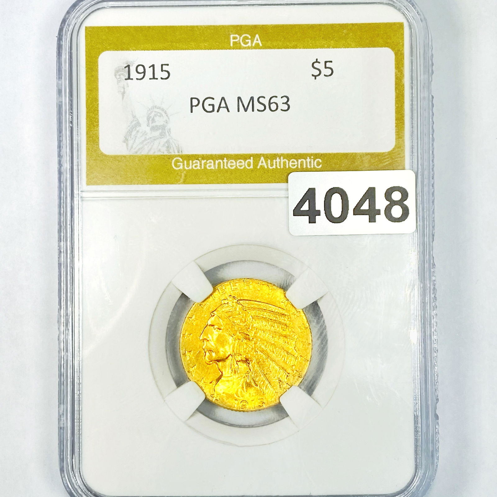 1915 $5 Gold Half Eagle PGA - MS63 (1 of 2)