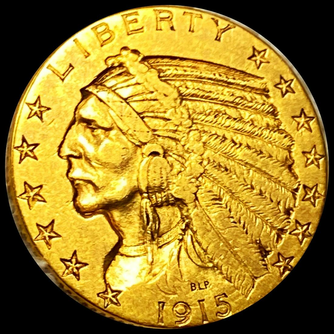 1915 $5 Gold Half Eagle LIGHTLY CIRCULATED (1 of 2)