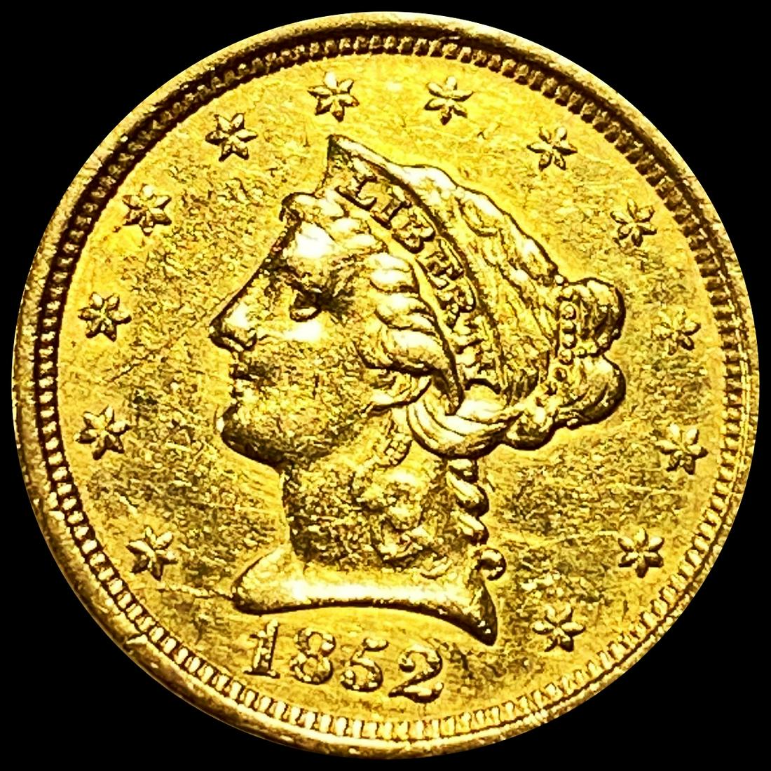 1852 $2.50 Gold Quarter Eagle CLOSELY (1 of 2)