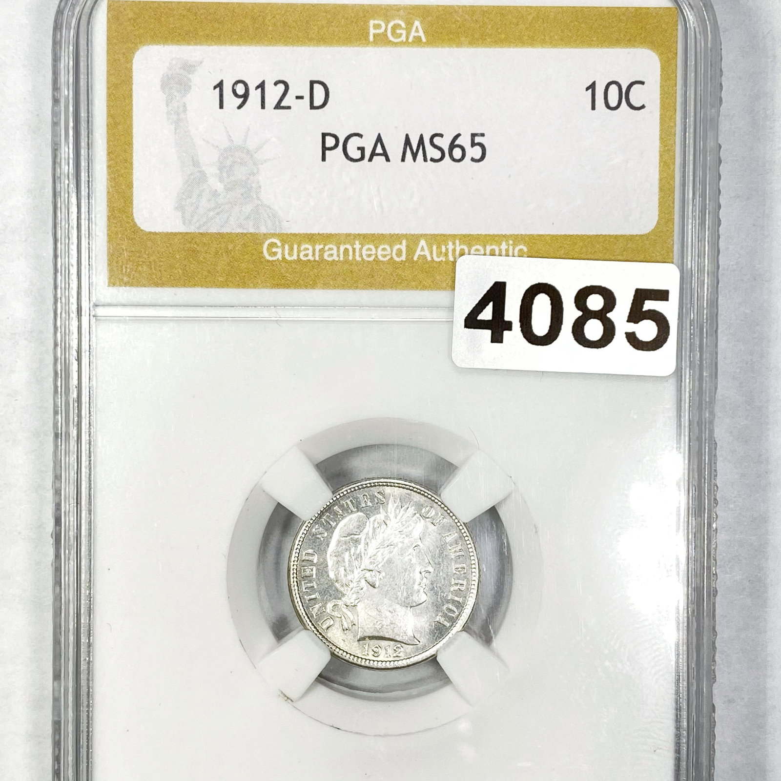 1912-D Barber Dime PGA - MS65 (1 of 2)