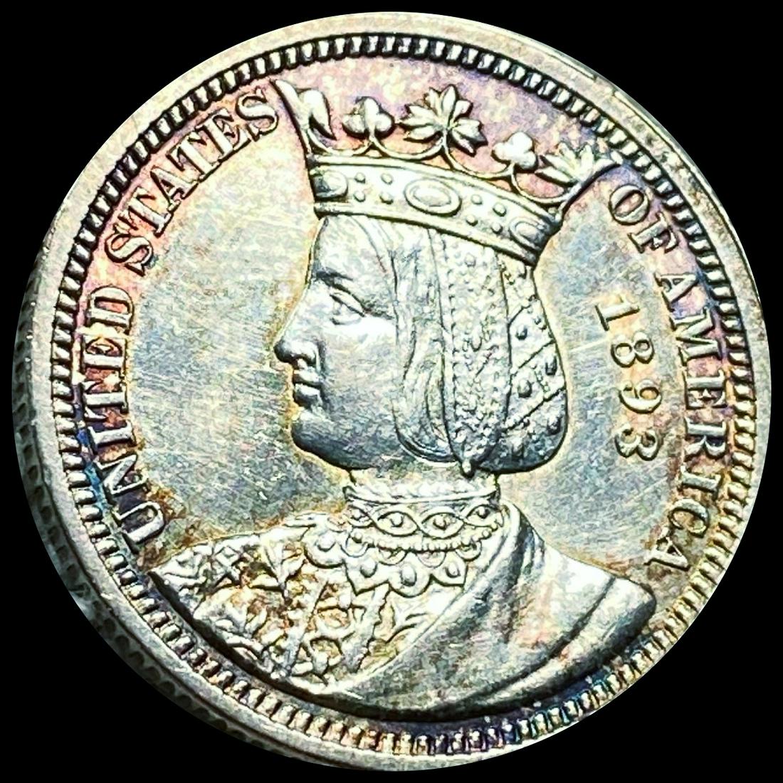 1893 Isabella Silver Quarter UNCIRCULATED (1 of 2)