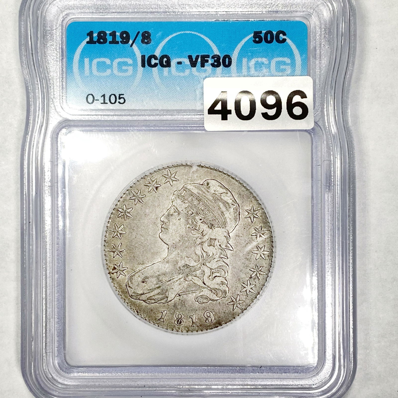 -29371 Capped Bust Half Dollar ICG - VF30 (1 of 2)
