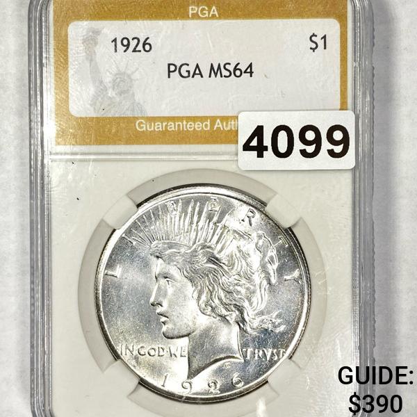 1926 Silver Peace Dollar PGA - MS64 (1 of 2)
