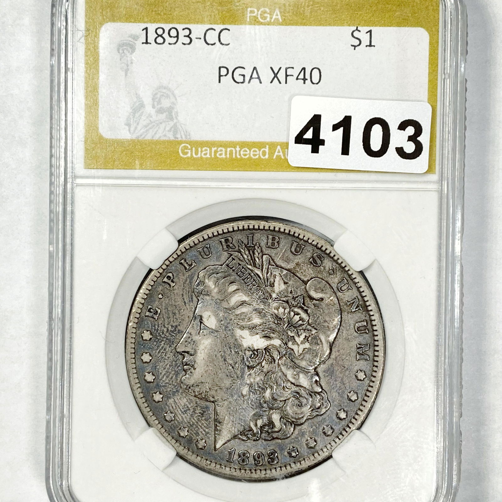 1893-CC Morgan Silver Dollar PGA - XF40 (1 of 2)