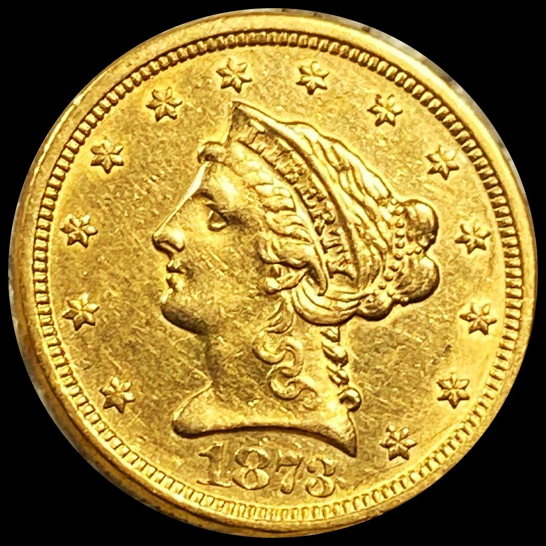 1873 $2.50 Gold Quarter Eagle UNCIRCULATED (1 of 2)