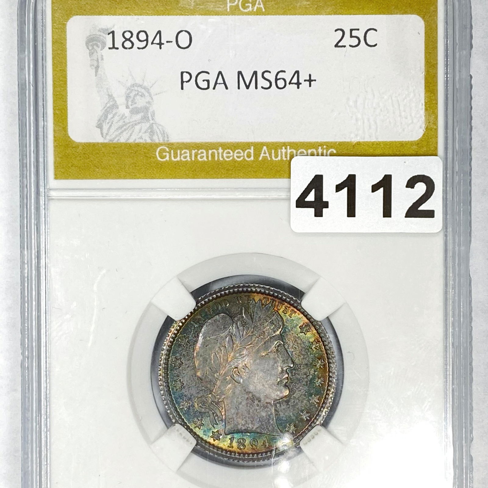 1894-O Barber Quarter PGA - MS64+ (1 of 2)
