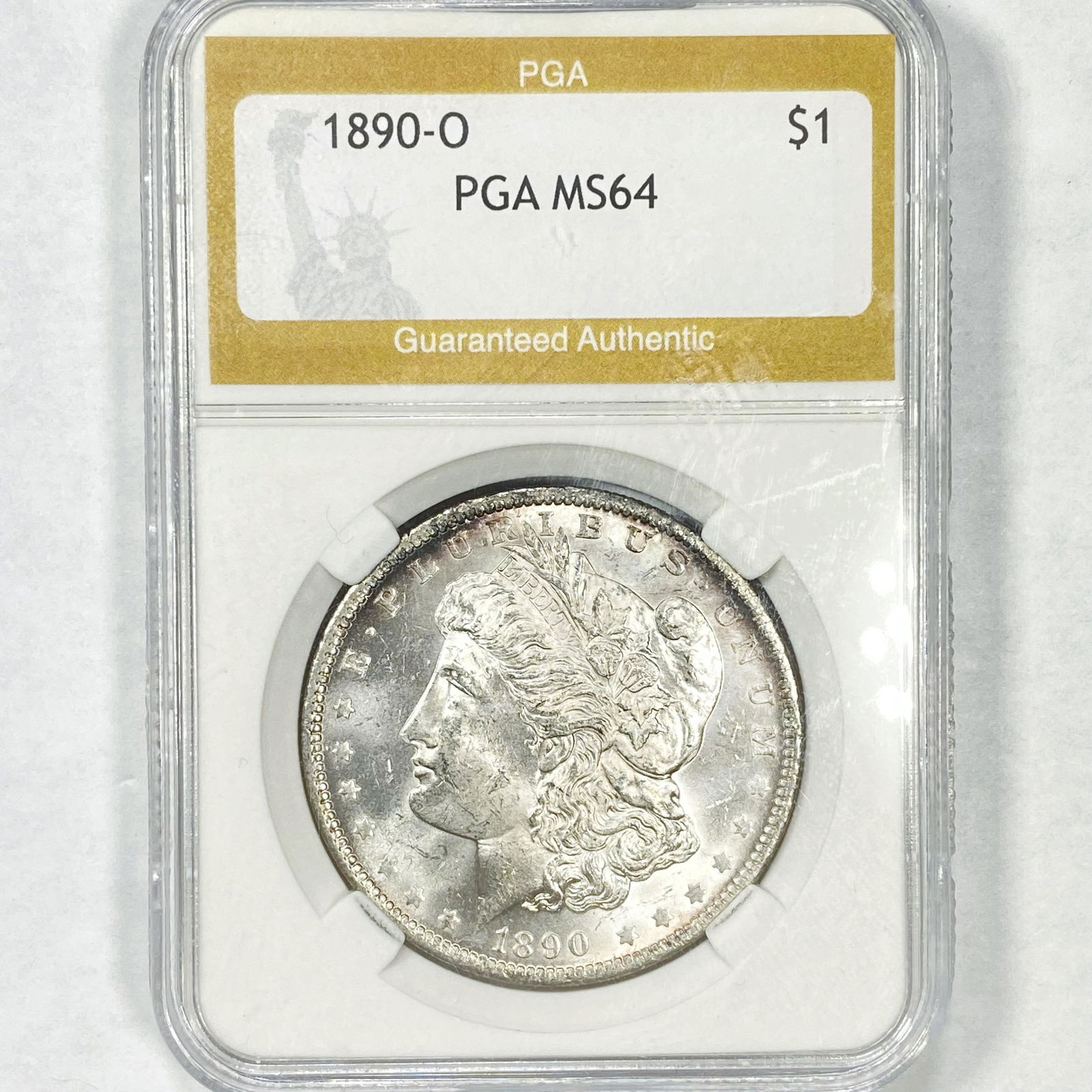 1890-O Morgan Silver Dollar PGA - MS64 (1 of 2)