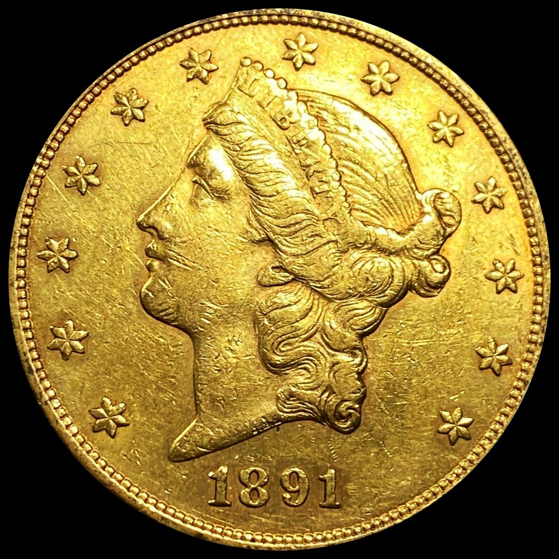 1891-S $20 Gold Double Eagle UNCIRCULATED (1 of 2)